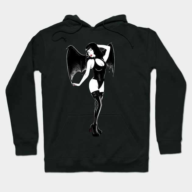 Vampire Girl Hoodie by CraigR